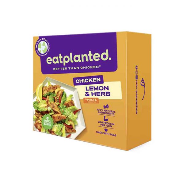 تکه های مرغ لیمو و سبزی