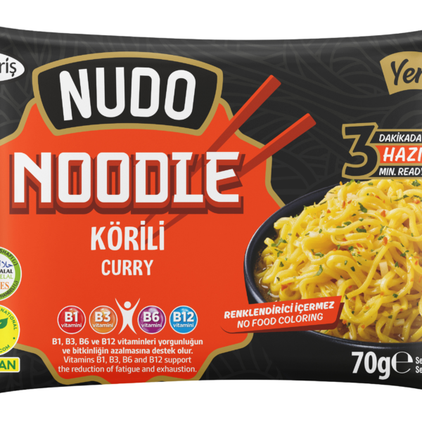 Nudo Noodle with Curry Seasoning 8x(5x70gr)