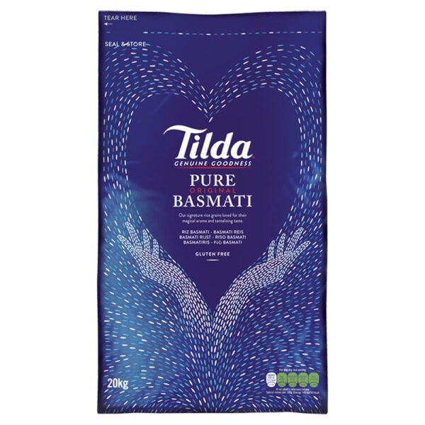 Tilda Pure Basmati Rice W/Saffron (1x20KG)