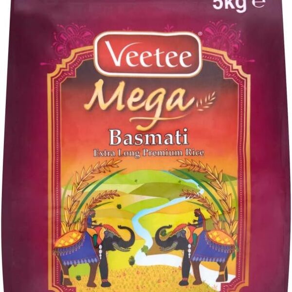 Veetee Mega Extra Long Basmati 1 X 5Kg