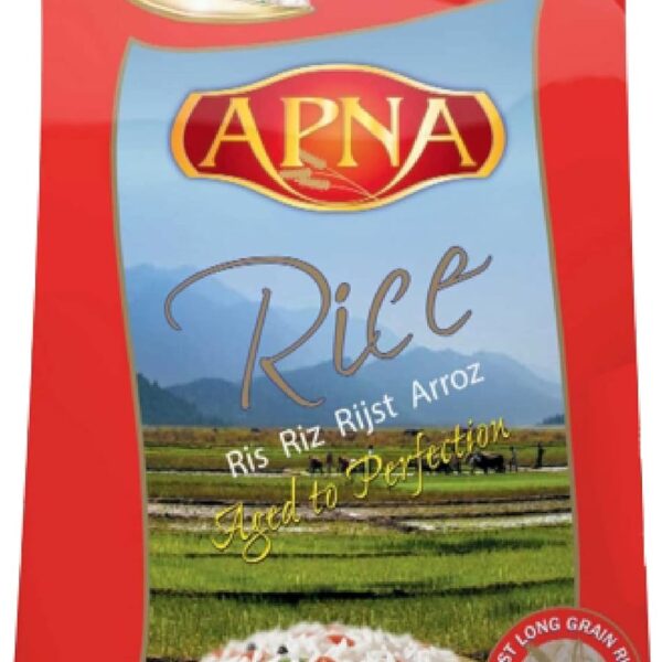Apna Long Grain Basmati Rice (1x5KG)
