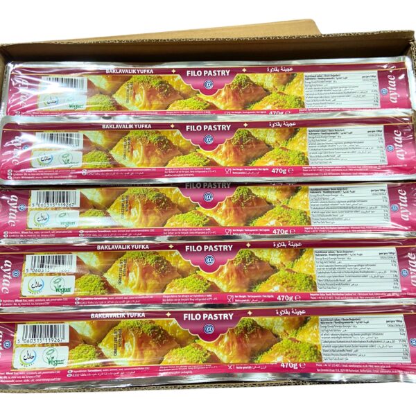 Aytac Baklava Pastry Sheets – 20 Sheets (470g)