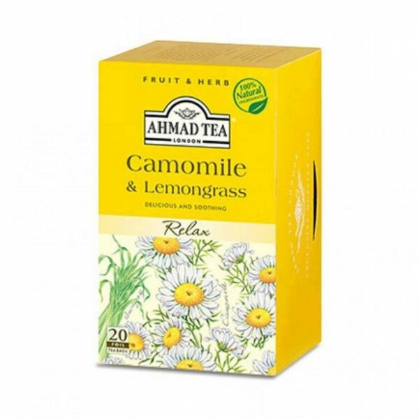 Ahmad Tea Camomile & Lemongrass Tea Bags 40Gx6