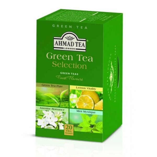 Ahmad Tea Green Tea Bags Selection 40Gx6