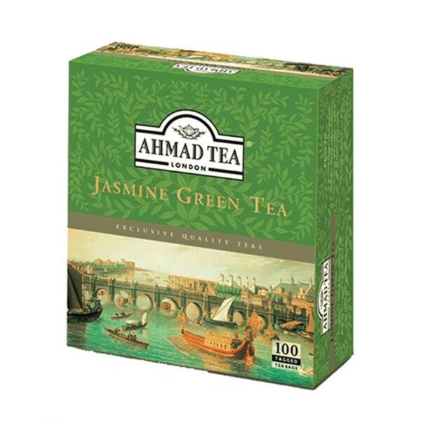Ahmad Tea Jasmine Green Tea Bag 100 bagsx12