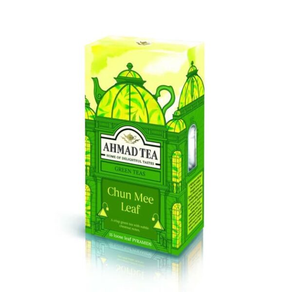 Ahmad Tea Pyramid Chun Mee Leaf 15Bagsx5