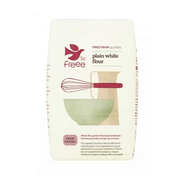 Doves Farm Gluten Free Plain White Flour 1KGx5
