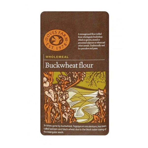 Doves Farm Wholemeal Buckwheat Flour 1KGx5