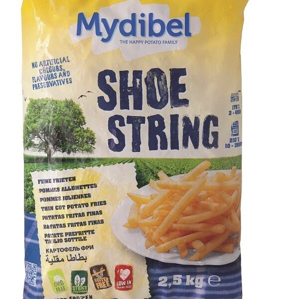 Mydibel Shoestring Chips 2.5KGx4