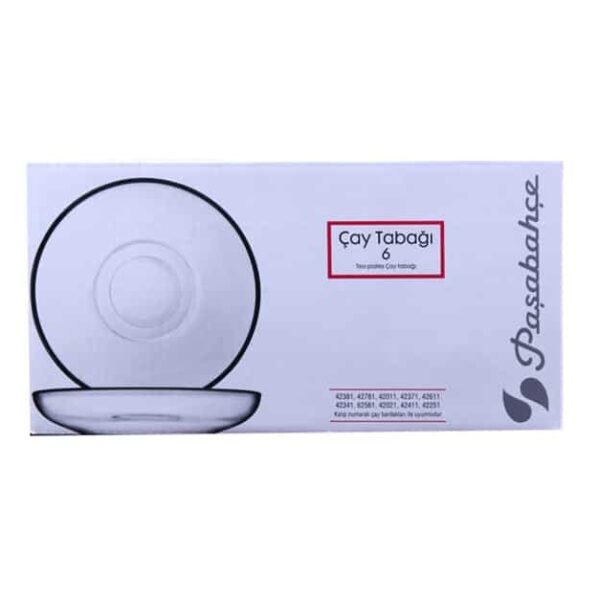 Pasabahce Plain Tea Plates 6 pcsx12