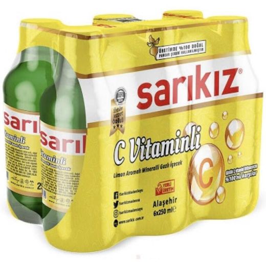 sarikiz-vitamin-c-lemon-mineral-water-limonlu-maden-suyu-200mlx6pcs-270393.jpg Sarikiz Vitamin C Lemon Mineral Water (4x6x200ml) - Image 1
