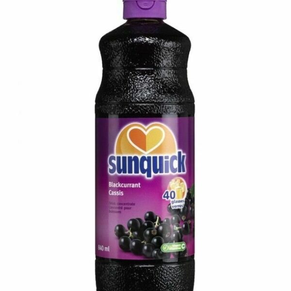 Sunquick Blackcurrant 700mlx6