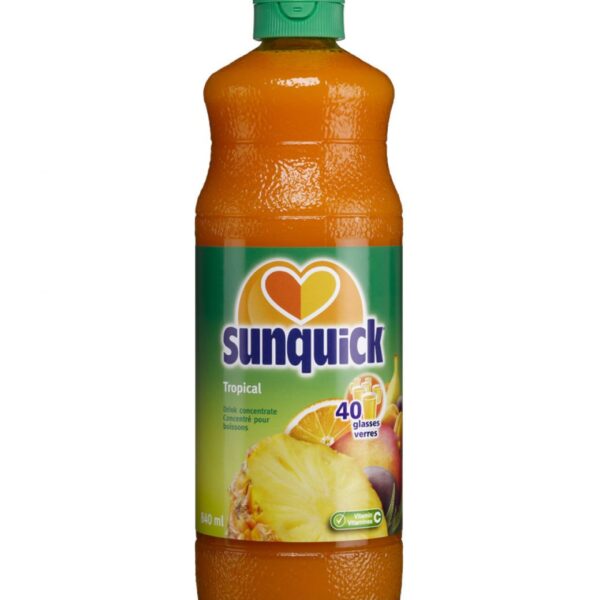 Sunquick Tropical Fruit Drink Concentrate 700ml (Pack of 6)