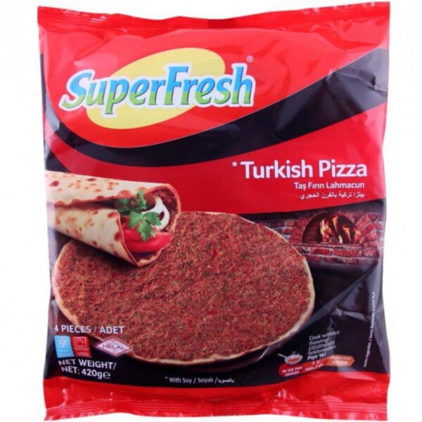 Superfresh Lahmacun Turkish Pizza 4 Pcs 420Gx10