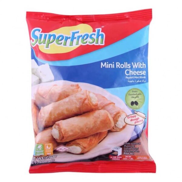 Superfresh Mini Roll with Cheese – Case of 16 x 500g