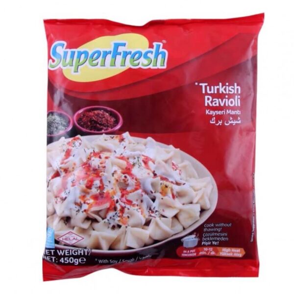 Superfresh Turkish Ravioli Manti 450Gx16