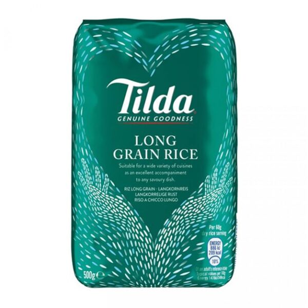 Tilda Long Grain Rice – 10 x 500g